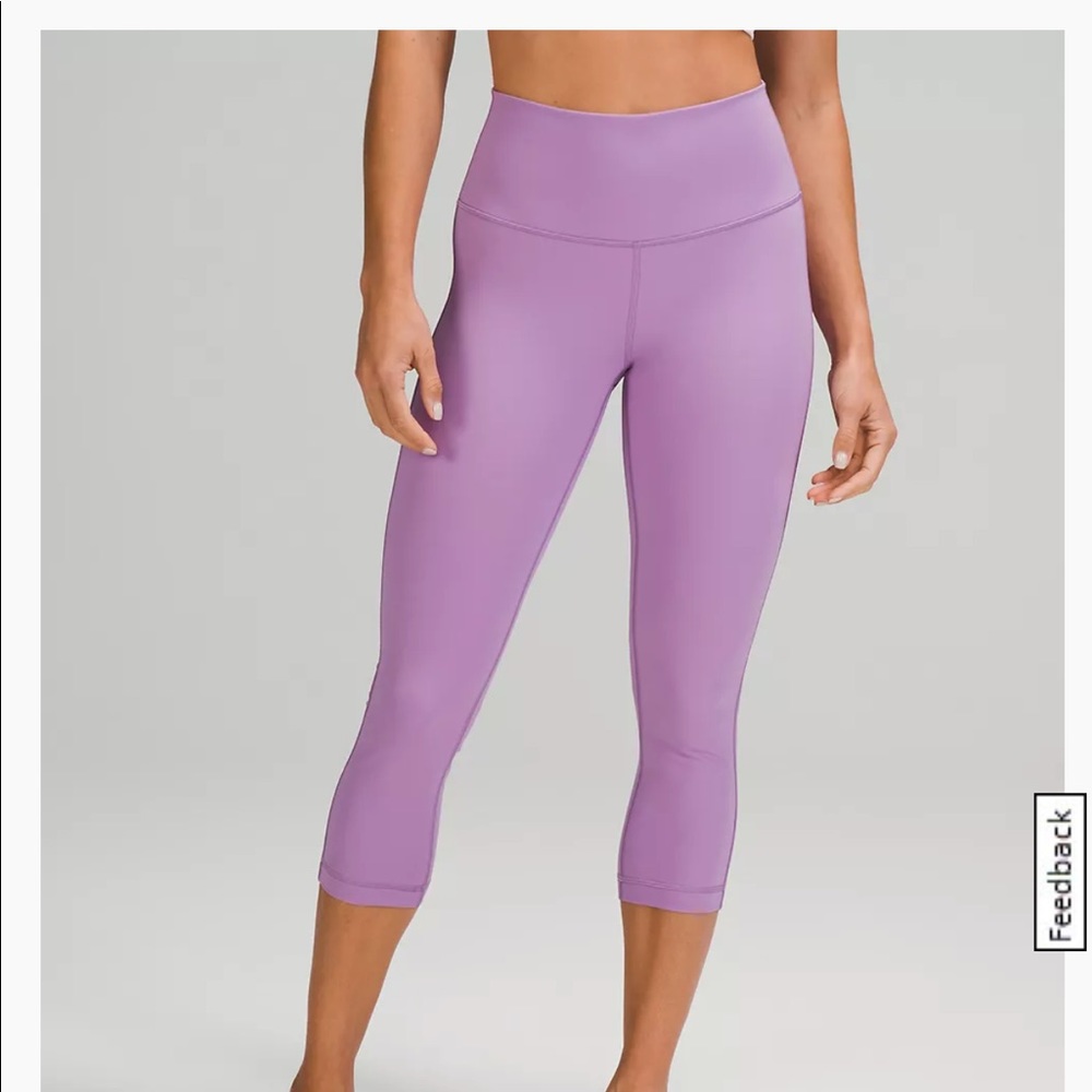 Lululemon Wunder Under high rise crop 21”
